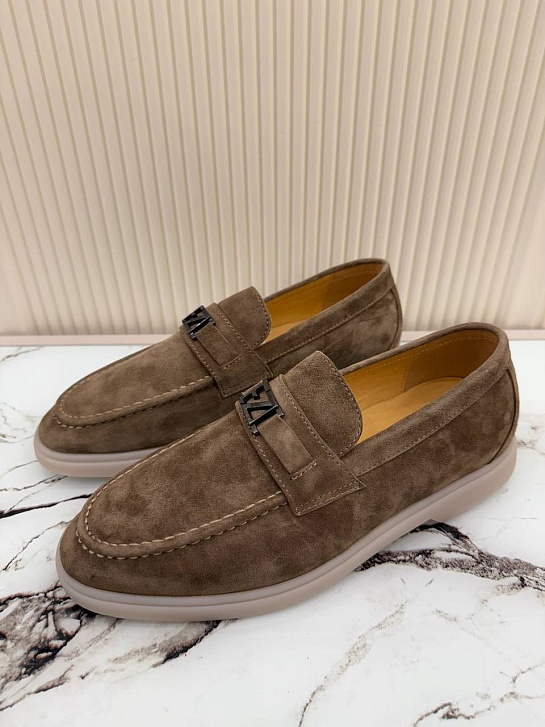 Мужские замшевые лоферы Ermenegildo Zegna