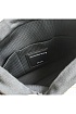 Женская чёрная сумка Alexander Wang Ryan ribbed-knit 26x20 см