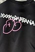 Мужская футболка чёрного цвета Dolce & Gabbana logo-print