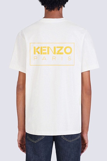 Футболка белого цвета Kenzo Pop Bouquet   