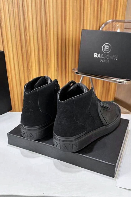Кроссовки Balmain B-Skate High-Top - Black