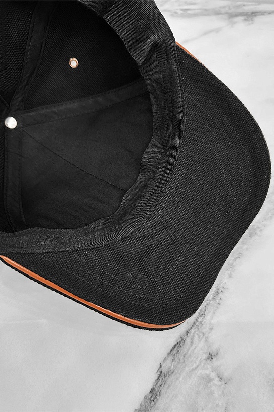 Бейсболка чёрного цвета Burberry horseferry-motif