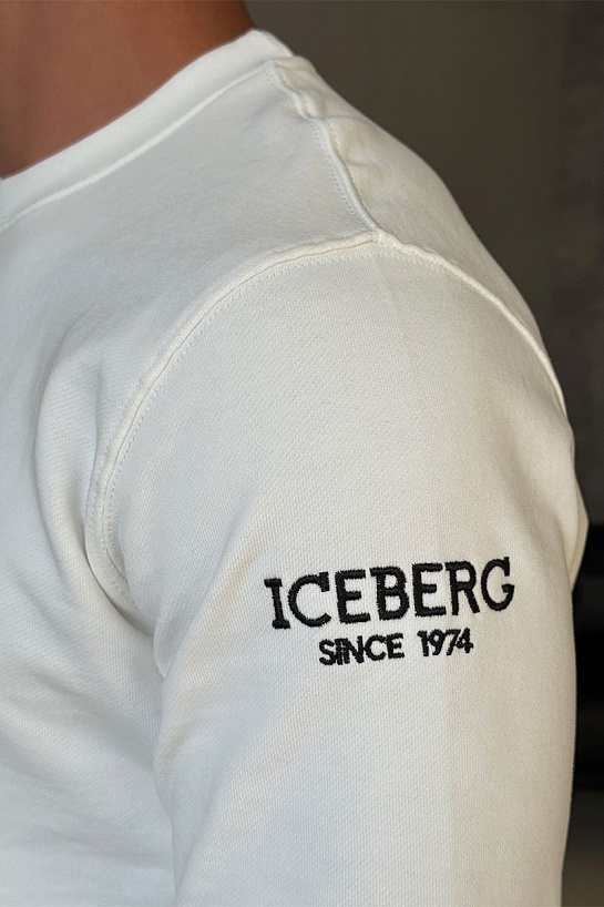 Мужской свитшот Iceberg "Daffy Duck" - White