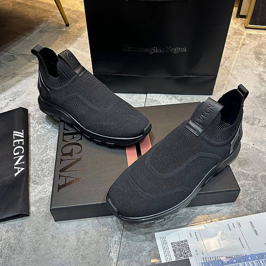 Мужские текстильные кроссовки Ermenegildo Zegna