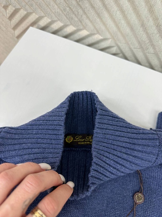 Женский синий костюм Loro Piana Premium