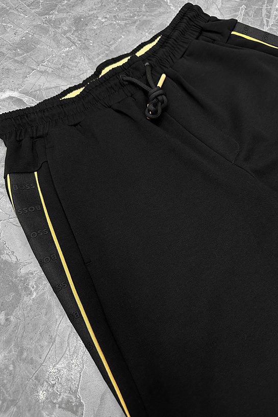 Чёрные спортивные штаны Hugo Boss Saggy