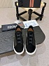 Мужские кроссовки Zegna Triple Stitch Alligator - Black