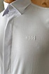 Мужская белая рубашка Hugo Boss logo-embroidered