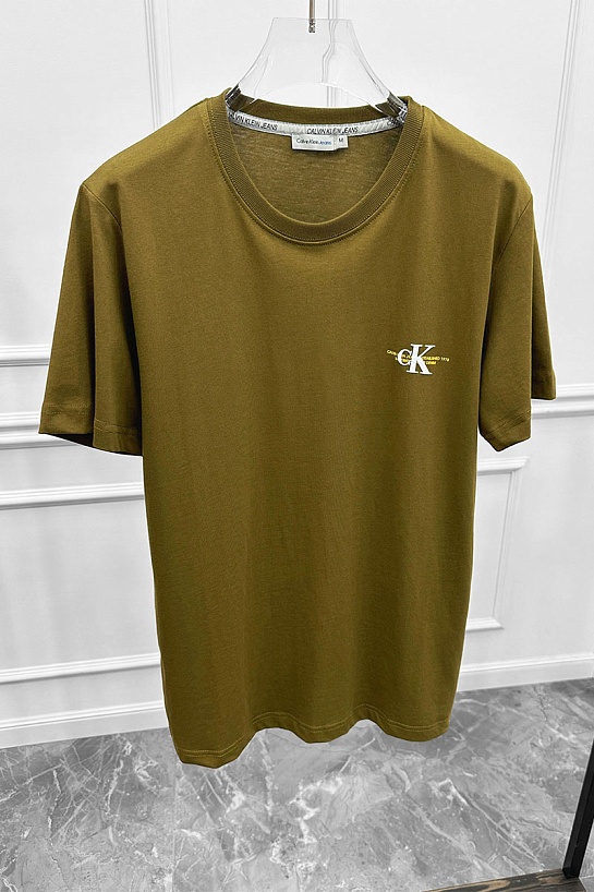 Мужская зелёная футболка Calvin Klein Urban Graphic