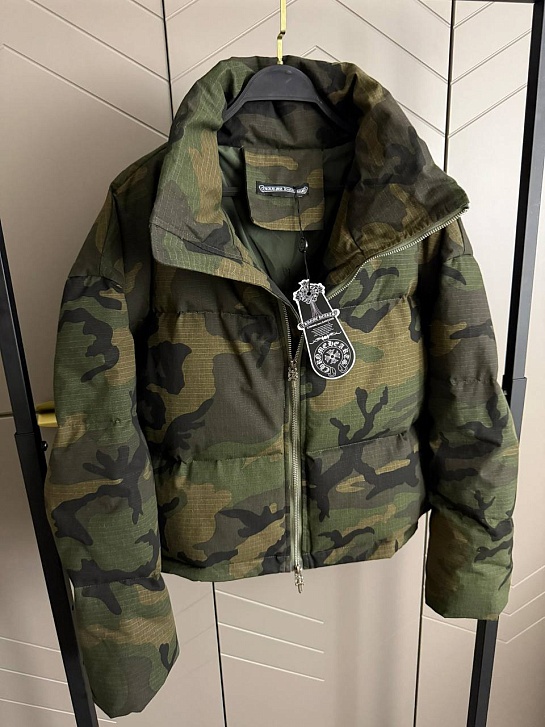 Женская пуховая куртка Chrome Hearts Military
