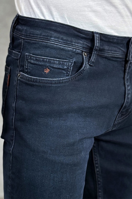 Мужские джинсы Loro Piana тёмно-синего цвета