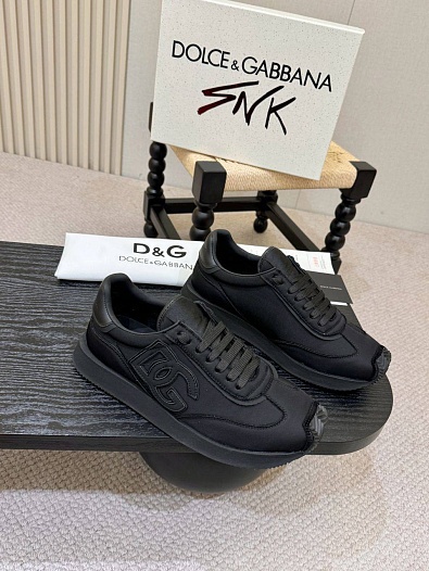 Мужские кроссовки Dolce & Gabbana Cushion - Black   