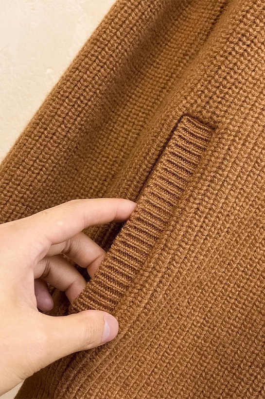Свитер на молнии Zegna Premium - Brown