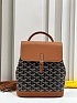 Женский рюкзак Goyard Alpin Mini Premium 23x19x9.5 см - Brown