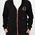 Чёрная кофта на молнии Moncler logo-embroidered