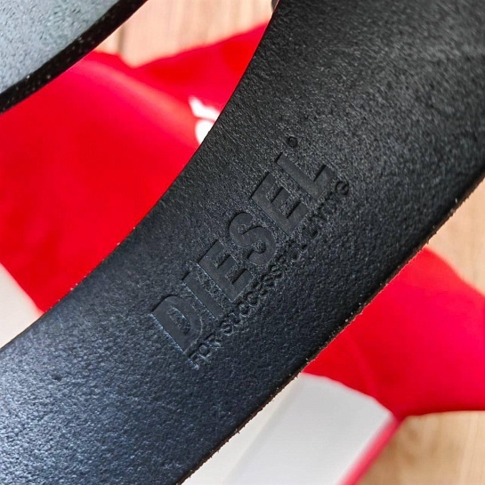 Кожаный ремень Diesel D-buckle (ширина 4 см)