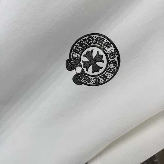 Белая оверсайз футболка Chrome Hearts Premium