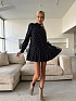 Женское синее платье MIU MIU