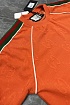 Оранжевая оверсайз футболка Gucci logo all-over embossed