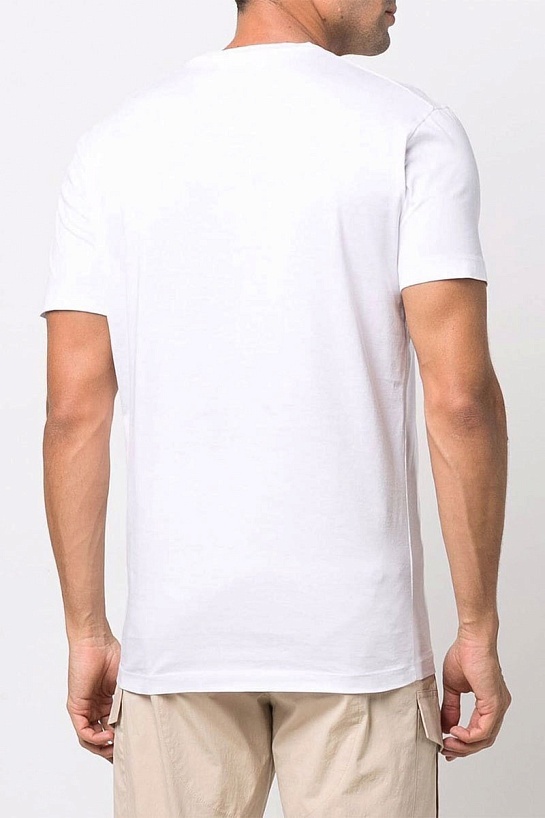 Мужская белая футболка Dsquared2 logo-print