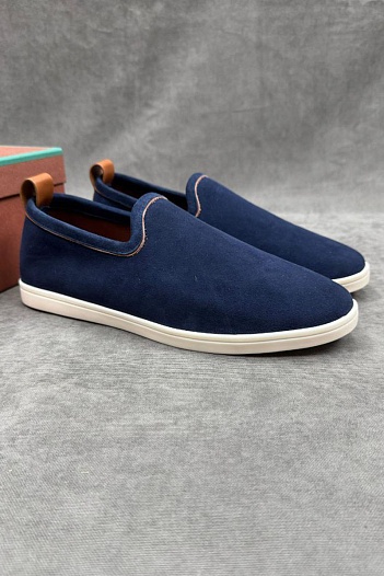 Мужские лоферы Loro Piana Venice Walk - Navy   