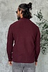 Мужской свитер бордового цвета Kiton
