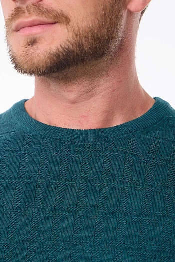 Мужской джемпер Tommy Hilfiger logo-embroidered - Green   