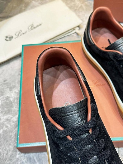 Мужские замшевые кроссовки Loro Piana Tennis Walk   