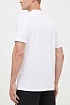 Мужская белая футболка Armani Exchange logo-print