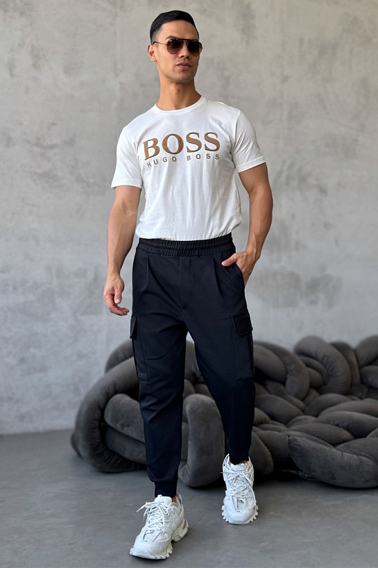 Мужские чёрные джоггеры Dsquared2 cargo