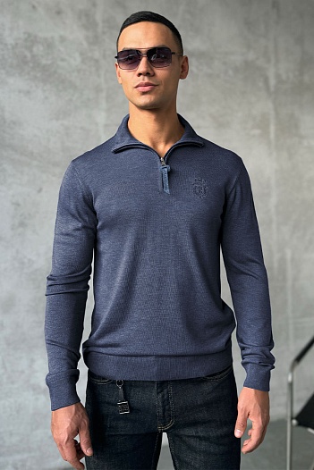 Мужская кофта Billionaire zip-up - Indigo   