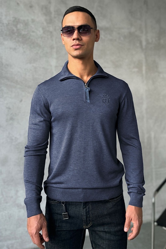 Мужская кофта Billionaire zip-up - Indigo