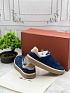 Замшевые кроссовки Loro Piana Tennis Walk - Navy