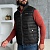 Чёрный двусторонний жилет Loro Piana