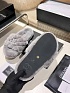 Женские меховые шлёпанцы Chanel Oran premium - Grey