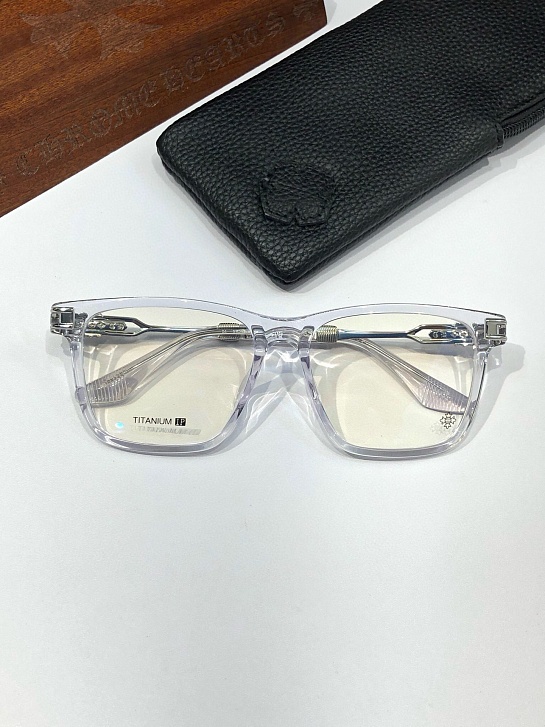 Очки Chrome Hearts с прозрачными линзами