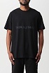 Чёрная футболка Saint Laurent reversed logo