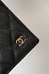 Кожаная обложка на паспорт Chanel quilted 14.5x10 см