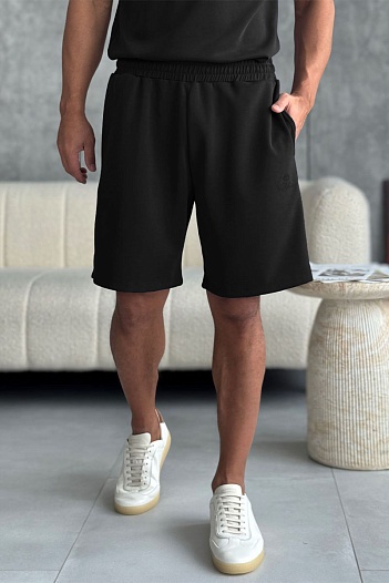 Мужские чёрные шорты Loro Piana   