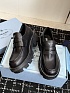 Женские кожаные лоферы Prada premium