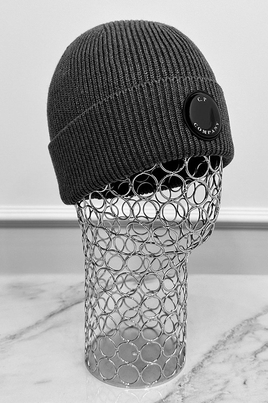 Шапка C.P. Company Single Lens - Dark Grey