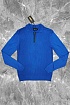 Поло с длинным рукавом Zilli zip-up - Blue