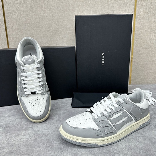 Кожаные кроссовки Amiri Skel low-top