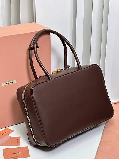 Кожаная сумка MIU MIU Premium 34x22x10 см   