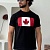 Футболка тёмно-синего цвета Dsquared2 Flag of Canada