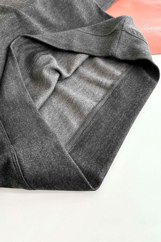 Утеплённая кофта Loro Piana zip-neck - Grey