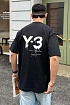 Чёрная футболка Y-3 Yohji Yamamoto x Adidas Premium