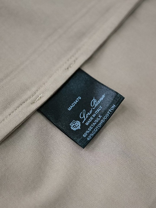 Мужская бежевая футболка Loro Piana premium