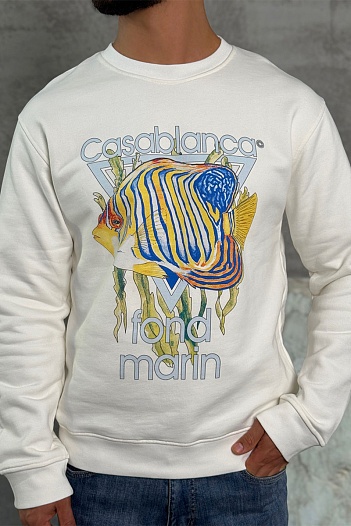 Белая кофта Casablanca Fond Marin   