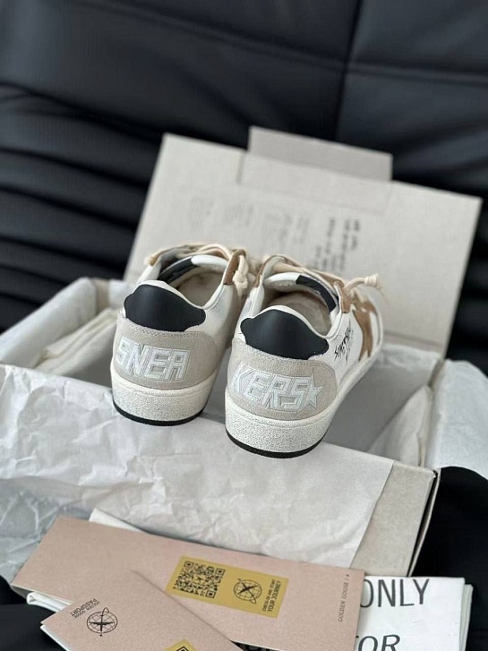 Женские кожаные кроссовки Golden Goose Super Star premium